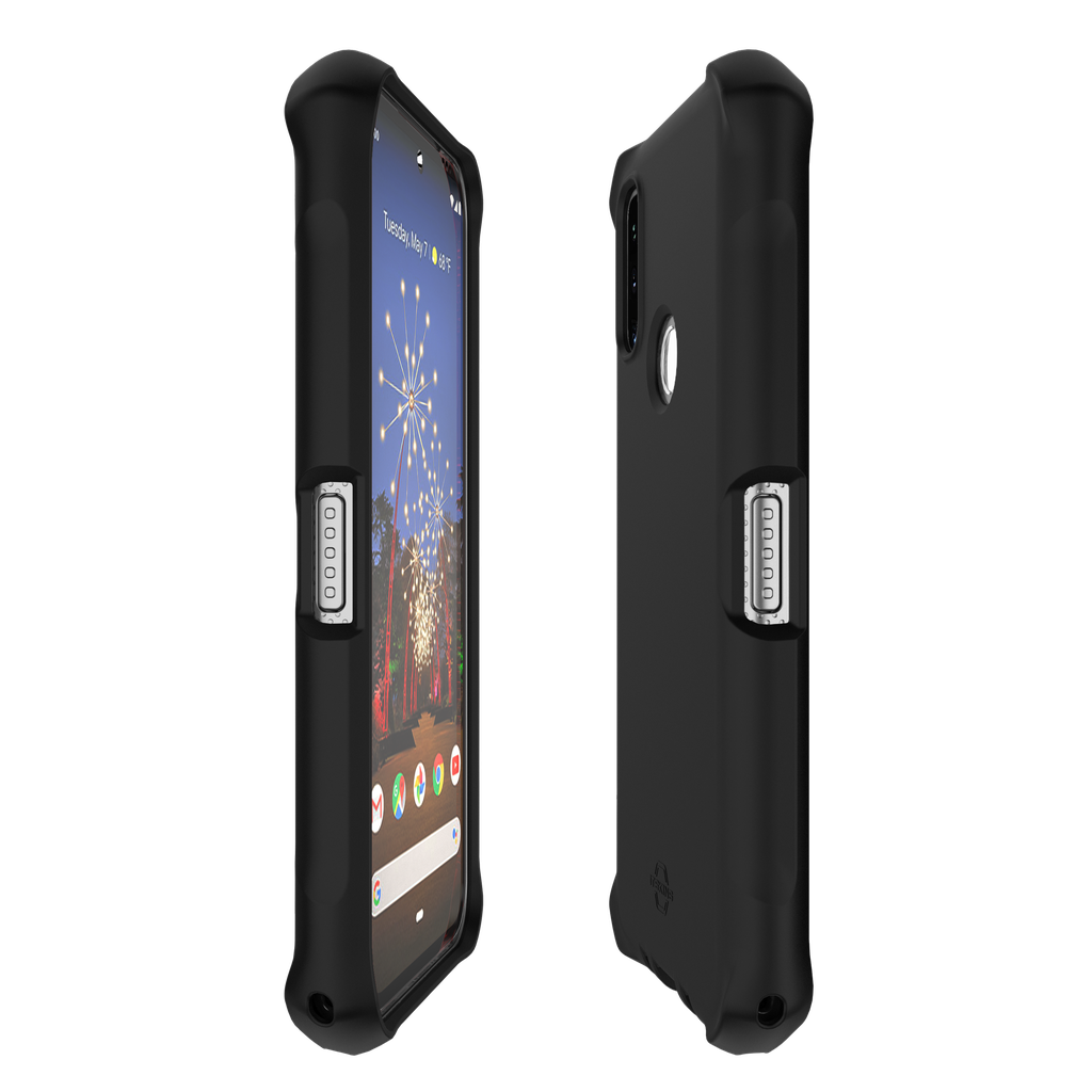 Kyocera DuraSport 5G BLACK SPECTRUM//SILK ANTIMICROBIAL Case by ITSKINS  KZDS-HBURN-BLCK-LIPP