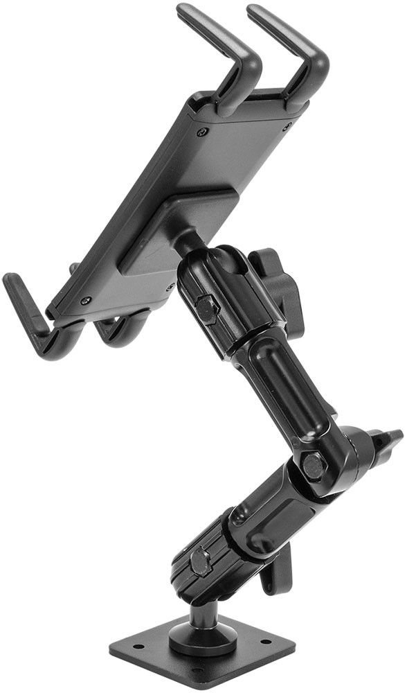 Slim-Grip Ultra Heavy-Duty Multi-Angle Mount with AMPS Drilled-Base for phone or midsize tablet by Arkon SM6HD006