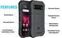 Kyocera DuraForce PRO 3 Special Ops Tactical Rugged Shield Case Grip Cover by Naked Cell Phone E7200-RS