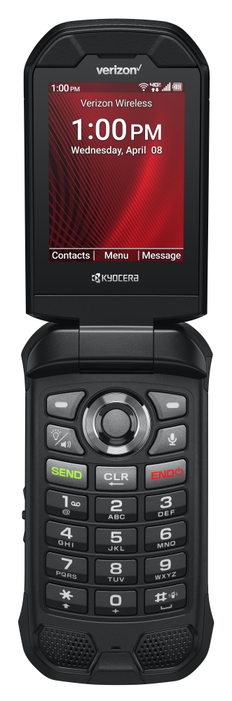 Kyocera E4810NC DuraXV Extreme Verizon (Non-Camera) | Ultra-Rugged, Waterproof, Drop Proof, and HazLoc Certified (Remanufactured Like New by Kyocera with 1-year Warranty) 