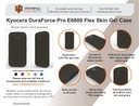 Kyocera DuraForce PRO Protective Flex Skin TPU Phone Case (Black) by Wireless ProTech  PT-TPU-KY-E6800-BK