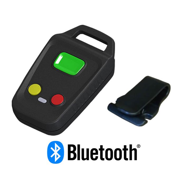 Bluetooth PTT Smart Button with Clip by AINA Wireless  ASB1.2