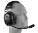 Bluetooth Wireless PTT Dual Muff Aviation Style (Over-the-Head) Headset with Boom Mic by PRYME Radio BTH-800-MAX