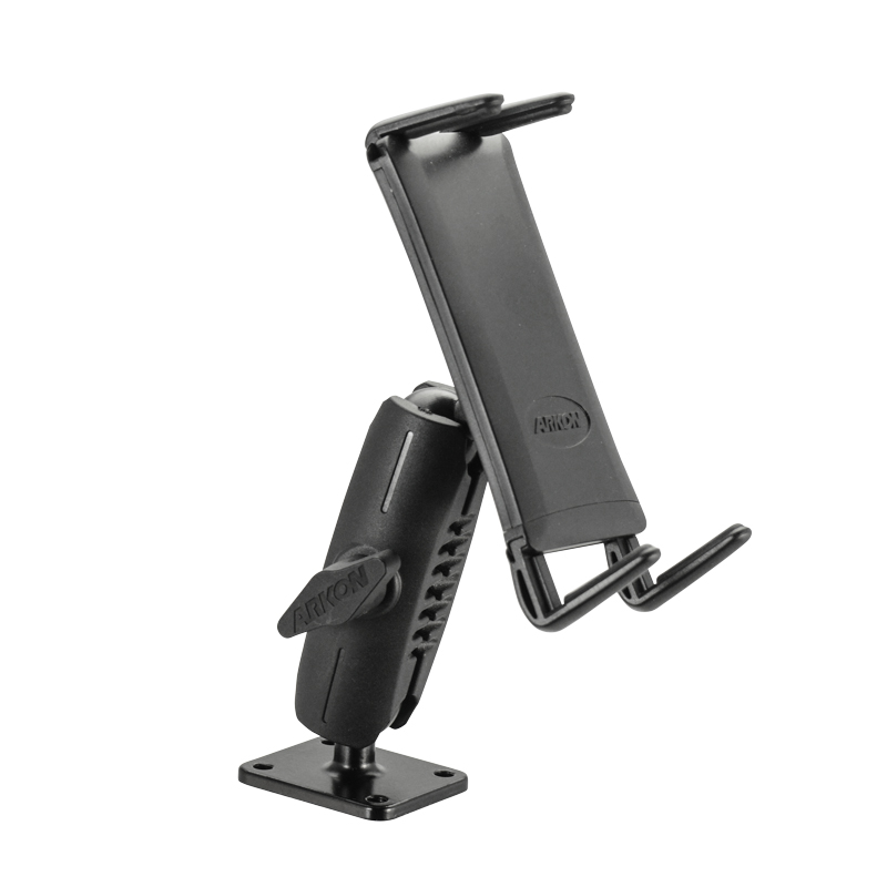Slim-Grip Ultra Robust Mount with Metal AMPS Base for phone or midsize Tablet by Arkon RM6AMPS2T-MET