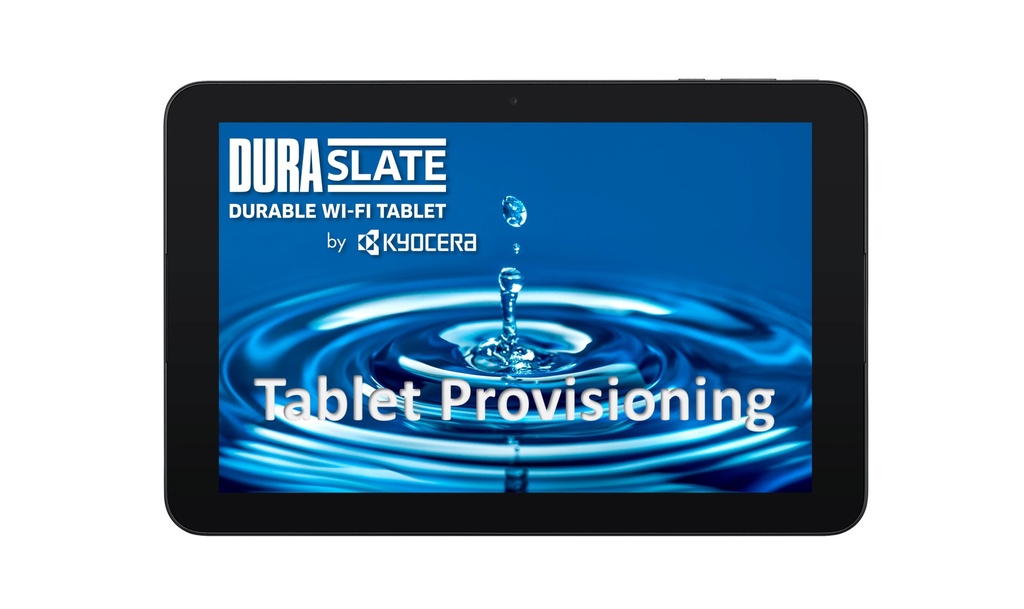 Tablet Provisioning 1