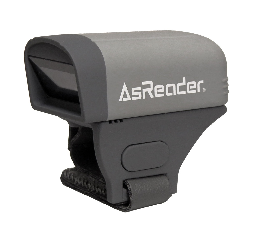 Wearable Finger-Type 1D/2D Barcode Scanner (Bluetooth) by AsReader ASR-023B