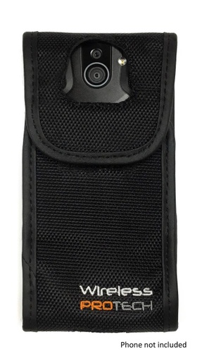 [PT-NYC-BL-KY-6900] Kyocera DuraForce PRO 2 Ballistic Nylon Body Camera Case with Belt Loop by Wireless ProTech PT-NYC-BL-KY-6900