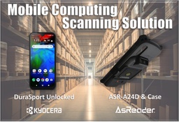 [ECB00345] Kyocera DuraSport 5G Unlocked Mobile Handheld Computing Scanning Solution using AsReader's ASR-A24D Scanner (SKU ECB00345)