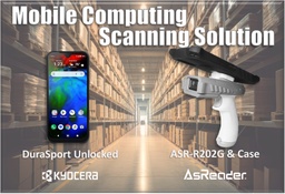 [ECB00347] Kyocera DuraSport 5G Unlocked Mobile Gun-Type Long Range Computing Scanning Solution using AsReader's ASR-R202G Scanner (SKU ECB00347)
