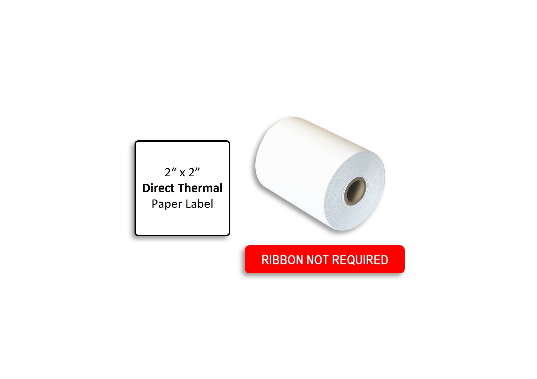 2x2" Direct Thermal Label Roll RR Donnelley