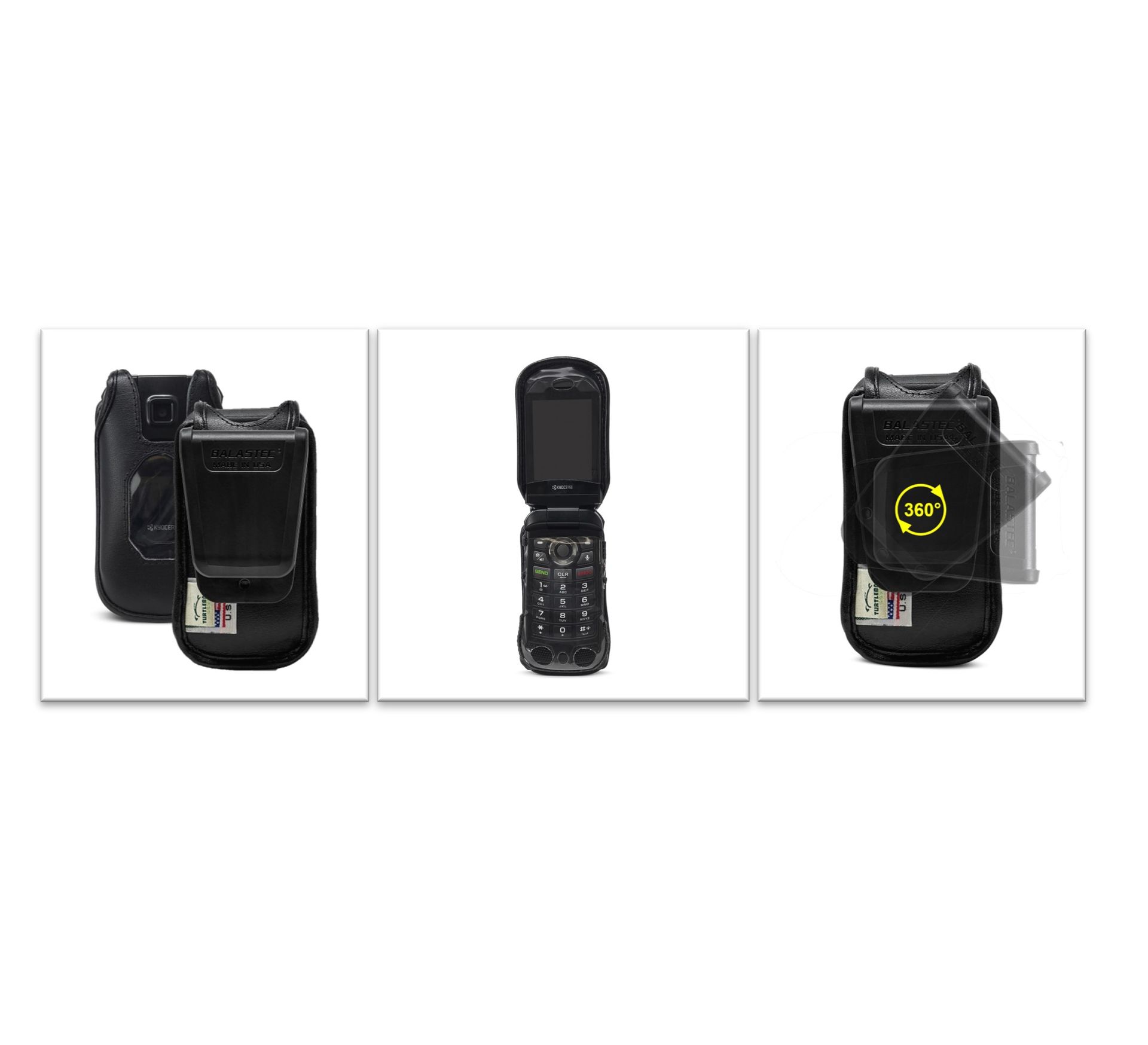 Turtleback Leather Case Swivel Belt Clip For Devices Listed Below - Main Image