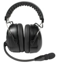 Bluetooth Wireless Dual Muff Aviation Style (Over-the-Head) Headset with Boom Mic by PRYME Radio BTH-800-MAX