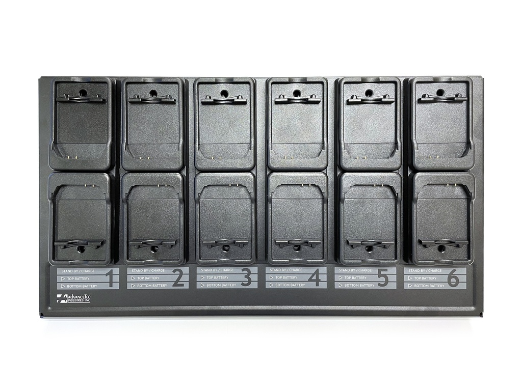 12-Bay Battery Charger for Kyocera Battery SKU SCP-73LBPS by AdvanceTec AT6100A