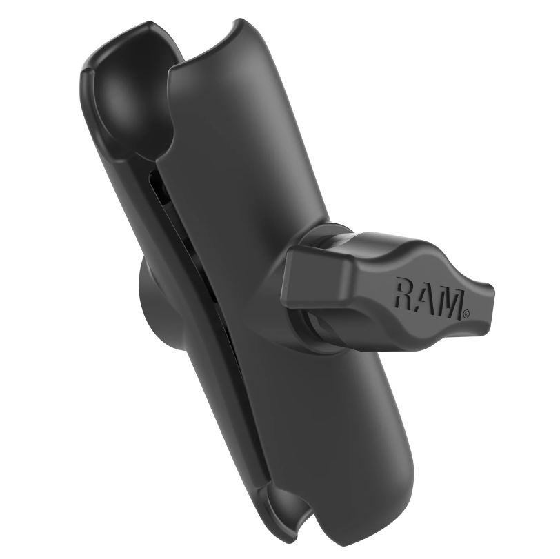 RAM® Double Socket Arm with Diamond Plate - B Size Medium (components) by RAM Mounts RAM-B-103-238U(components)