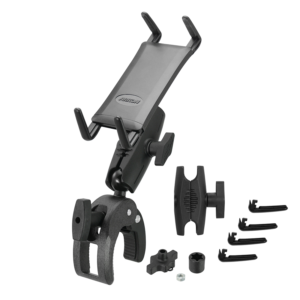 Robust Clamp Mount with Security Knob for Phone or Midsize Tablet by Arkon SM6RMCPM