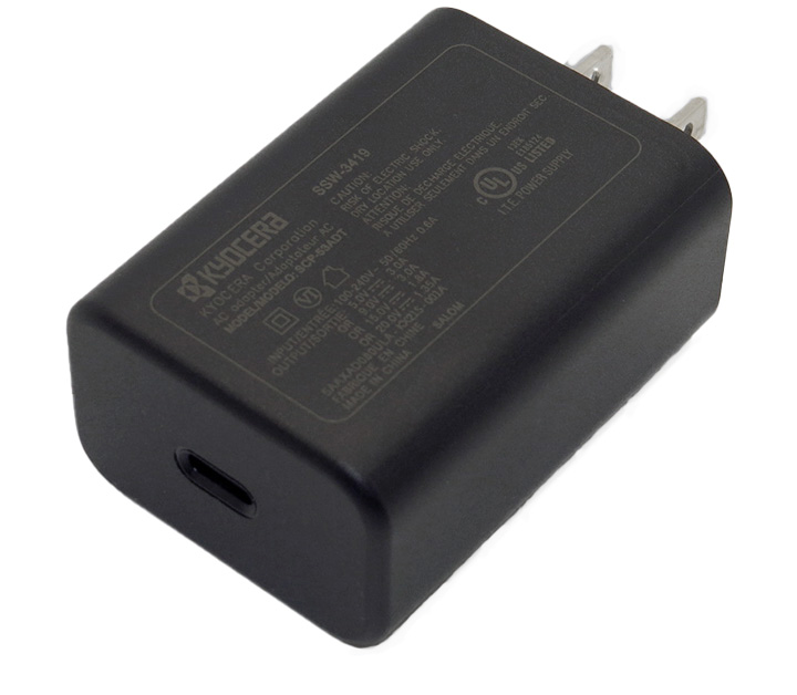 Kyocera Bundle–3.0 PD AC Adapter (SCP-53ADT) + USB-C to C Cable (SCP
