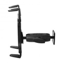 Slim-Grip Heavy-Duty Adjustable Tablet Holder with Drill Base Mount by Arkon TABRMAMPS-MET