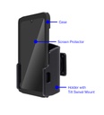 Kyocera DuraSport Wireless ProTech Case+Gadget Guard Screen Protect+ProClip Non-Charging Holder (Bundle) by Wireless ProTech PC-CON1-C6930
