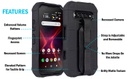 Kyocera DuraForce PRO 3 Special Ops Tactical Rugged Shield Case + Hand Strap by Naked Cell Phone E7200-HANDY