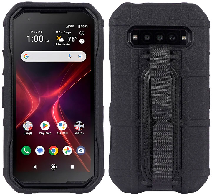 Kyocera DuraForce PRO 3 Special Ops Tactical Rugged Shield Case + Hand Strap by Naked Cell Phone E7200-HANDY