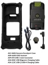 ASR-A24D Handheld SLED-Type 2D/1D/OCR Barcode Scanner with Case for Kyocera C6930 DuraSport (Bundle) by AsReader ASR-KDS-A24D-BND