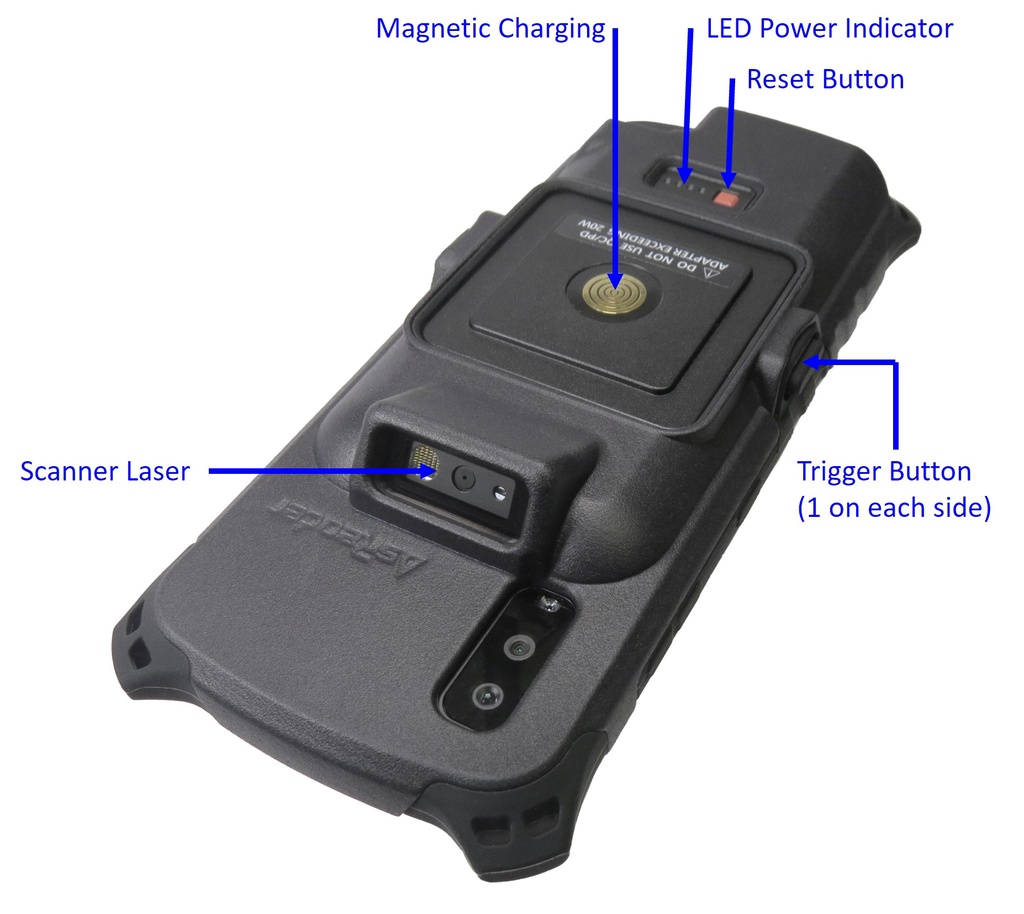 ASR-A24D Handheld SLED-Type 2D/1D/OCR Barcode Scanner with Case for Kyocera C6930 DuraSport (Bundle) by AsReader ASR-KDS-A24D-BND