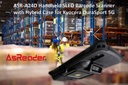 ASR-A24D Handheld SLED-Type 2D/1D/OCR Barcode Scanner with Case for Kyocera C6930 DuraSport (Bundle) by AsReader ASR-KDS-A24D-BND