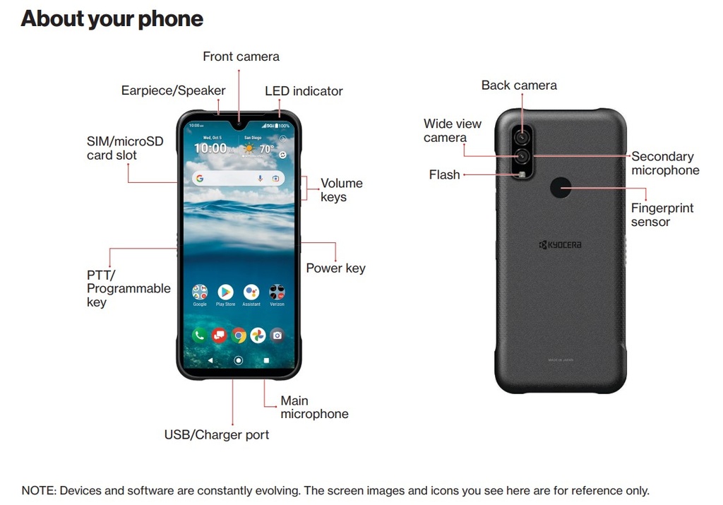 Kyocera DuraSport 5G Unlocked Mobile Handheld Computing Scanning Solution using AsReader's ASR-202G Scanner (SKU ECB00347)