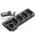 Kyocera DuraForce PRO 3 Charging Units + 5-Bay Charging Dock Base (Bundle) by GPSLockbox ACC-DTC5-KYE7200-5SET