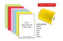 Direct Thermal Label Roll 3.0" x 5.0" / .5" core / 2.00" Outside diameter / Case qty 10 / (color) by RR Donelley DTL3X5