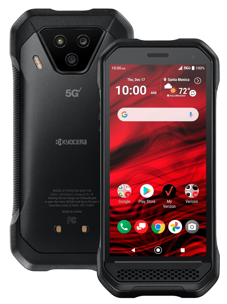 Kyocera E7110 DuraForce Ultra 5G Verizon  | Waterproof, Drop Proof, and HazLoc Certified (Remanufactured Like New by Kyocera with 1-year Warranty)