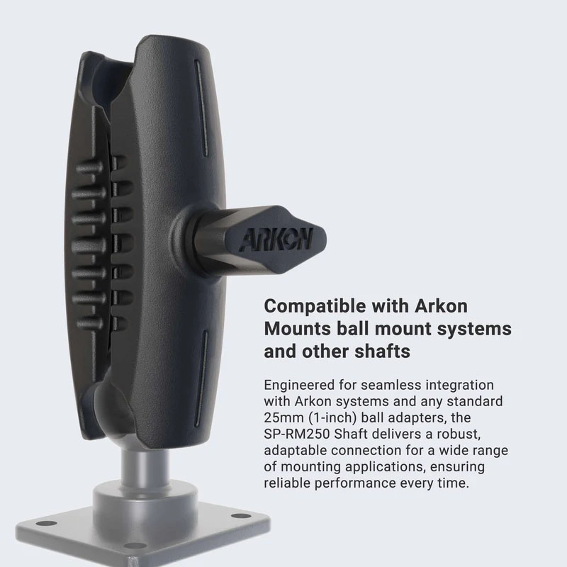 Robust™ Series 3.75 inch Composite Mount Shaft - 25mm (1 inch) Ball Compatible by Arkon Mounts SP-RM250