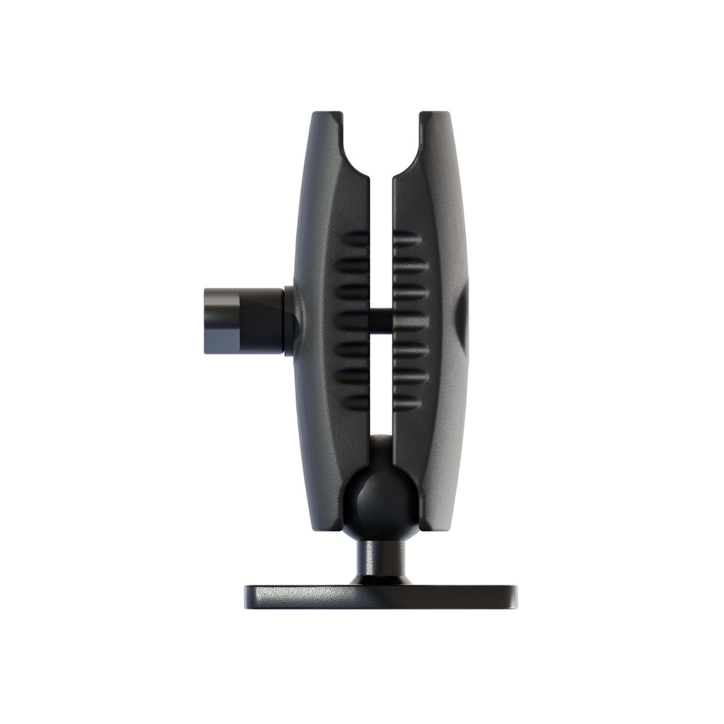 Diamond 2-Hole AMPS Base with Robust™ Series 3.75 inch 25mm Ball Socket Shaft by Arkon Mounts RM250D2