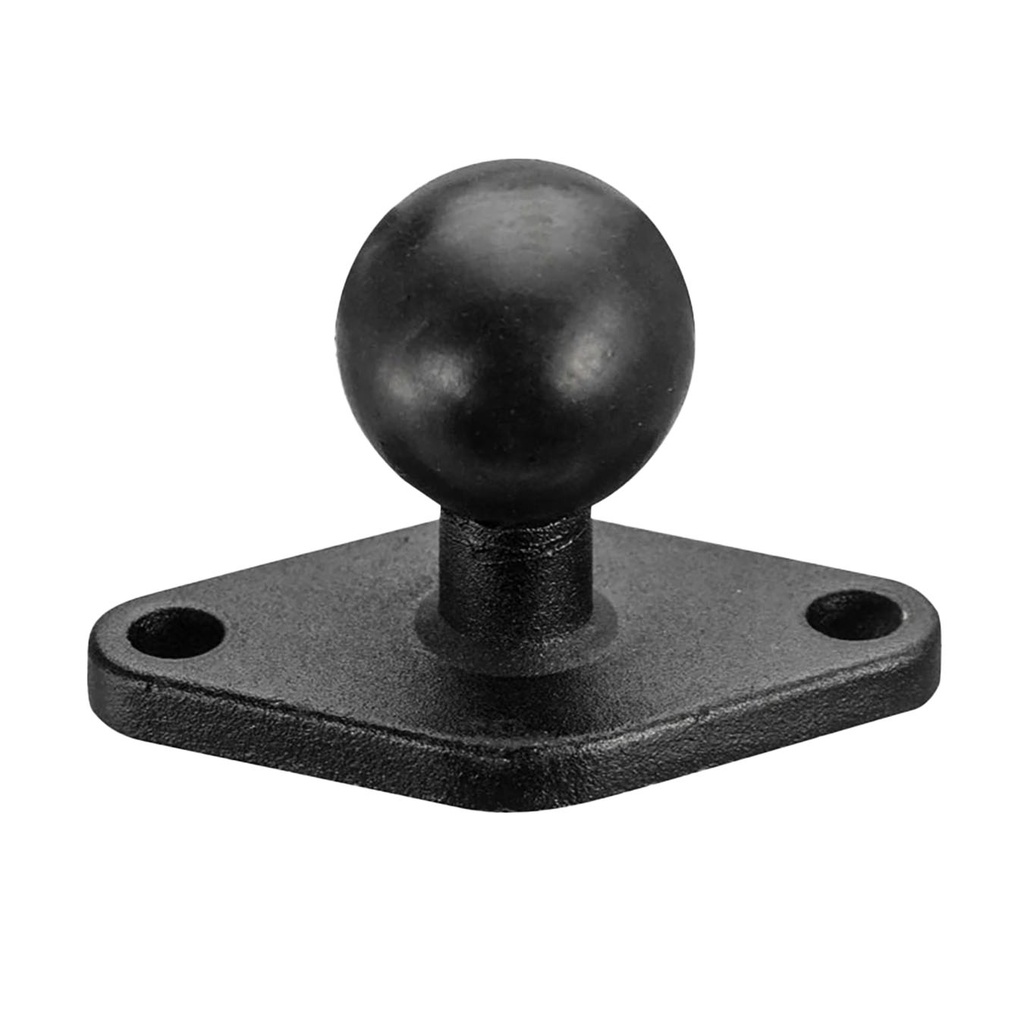 Diamond 2-Hole AMPS Base with Robust™ Series 3.75 inch 25mm Ball Socket Shaft by Arkon Mounts RM250D2