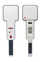 Paddle-Type Combo UHF RFID & 1D/2D Barcode Scanner (US Bandwidth) by AsReader ASR-P252B-23