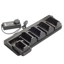 Charging Units (5) + Charging Dock Base (bundle) for Kyocera DuraXA Equip/DuraXE Epic/DuraXV Extreme & Extreme + by Olympic Mobile Device Solutions ACC-DTC5-KYE48X0-5SET-OLY