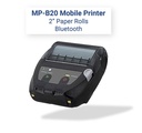 MP-B20 Rugged Bluetooth Mobile Thermal Printer Kit (2" roll width) by Seiko Instruments MP-B20-B02JK1-74