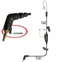 STAR-PRO In-Ear Single-Wire PTT Earpiece with 5-pole Camlock Connector for Kyocera by Klein Electronics STAR-PRO-KY-CL