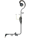 CURL Single-Wire PTT Earpiece Kit (5-pole connection) for Kyocera by Klein Electronics CURL-KY