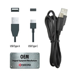 [SCP-24SDC] Kyocera SCP-24SDC Charge and Sync USB-A Cable for USB-C devices