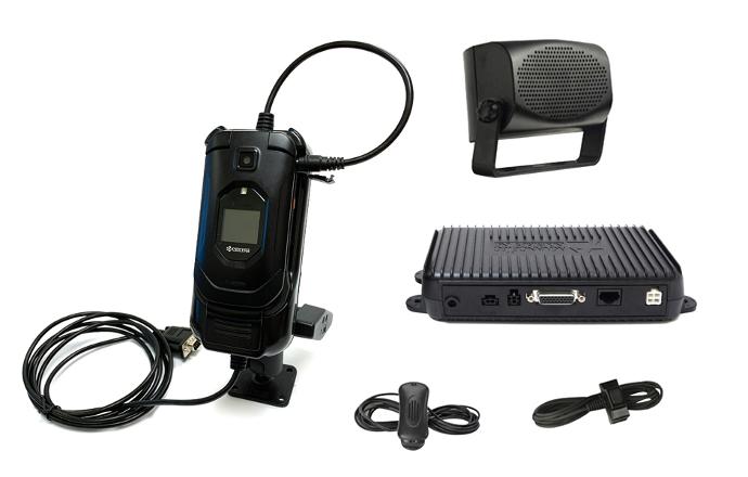 Kyocera DuraXV Extreme &amp; Extreme +/DuraXE Epic/DuraXA Equip Hands-Free Car-Kit by AdvanceTec AT6774A