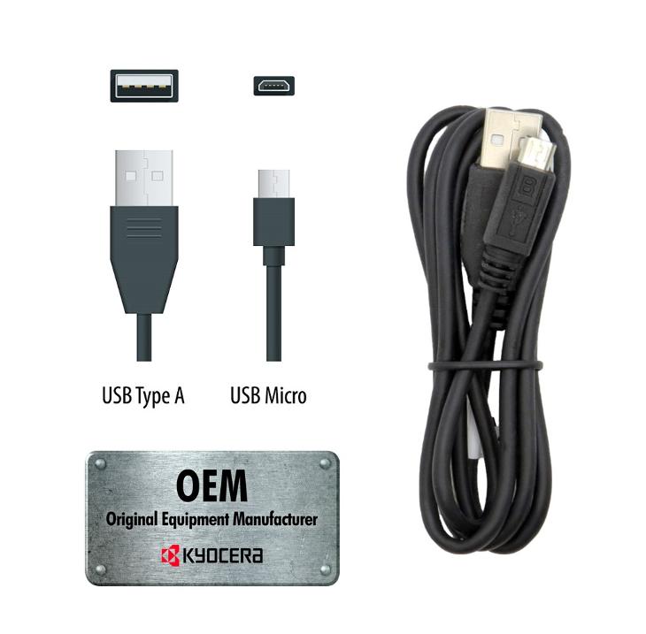 Kyocera SCP-23SDC Charge and Sync USB-A Cable for MicroUSB devices