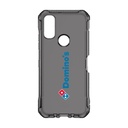 Kyocera DuraSport 5G SPECTRUM//CLEAR ANTIMICROBIAL Case (Domino's Branded/Smoke) by ITSKINS  KZDS-SPECM-SMLO