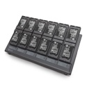 12-Bay Battery Charger for Kyocera Battery SCP-73LBPS by AdvanceTec AT6100A