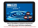 Kyocera KC-T304C DuraSlate Durable Wi-Fi Tablet | 10.1&quot; Waterproof &amp; Shatter-Resistant Display