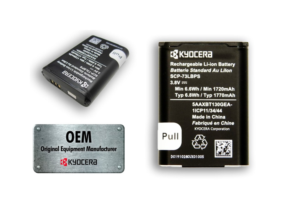 Kyocera SCP-73LBPS 1720mAh Removable Lithium Ion Battery
