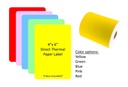 4&quot; x 6&quot; Color Direct Thermal Label (1-Roll) for Seiko MP-A40 Mobile Printer by Seiko Instruments LBT-4X6