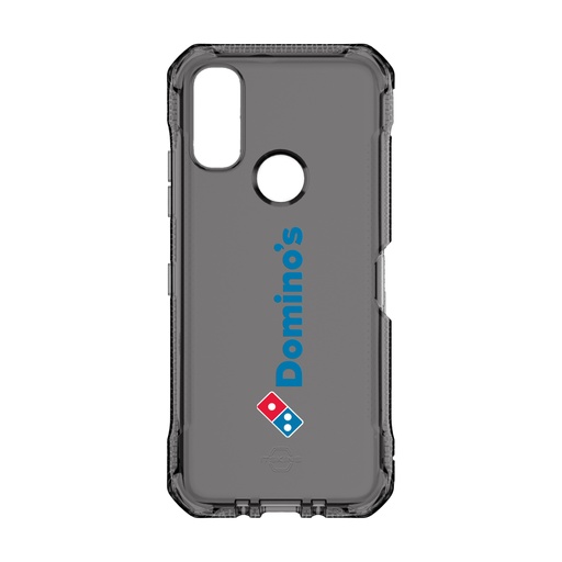 [KZDS-SPECM-SMLO] Kyocera DuraSport 5G SPECTRUM//CLEAR ANTIMICROBIAL Case (Domino's Branded/Smoke) by ITSKINS  KZDS-SPECM-SMLO