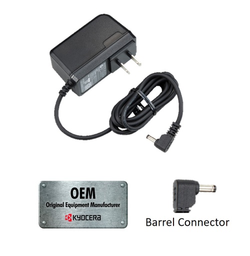 [6200004344] Kyocera SCP-54ADT Barrel Plug Wall AC Adapter