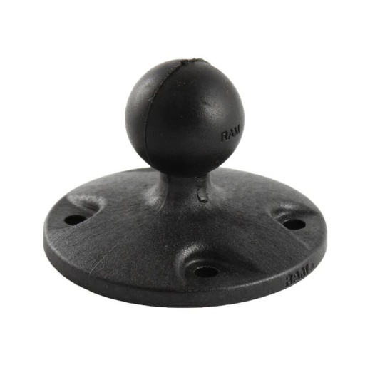 [RAP-B-202U] RAM® Composite Round Plate with Size "B" Ball by RAM Mount RAP-B-202U